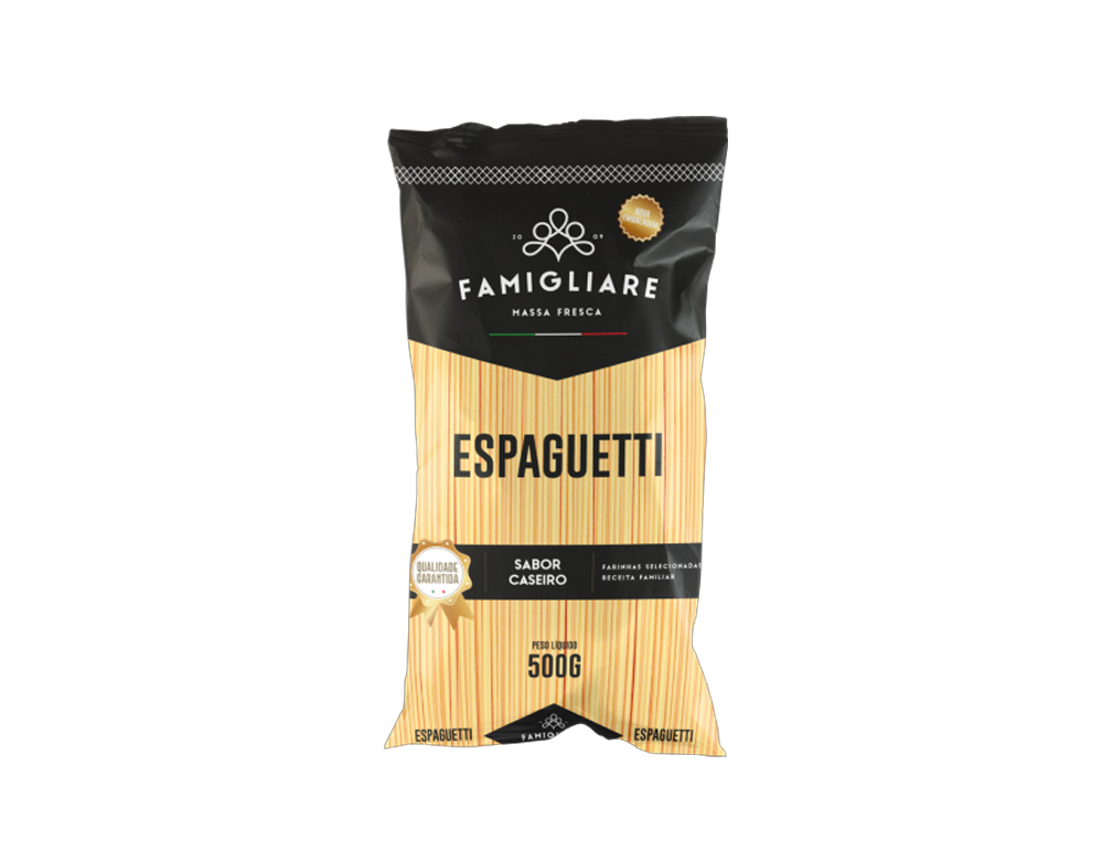 MASSA FRESCA ESPAGUETE FAMIGLIARE 500 G (CX 15 PCT)